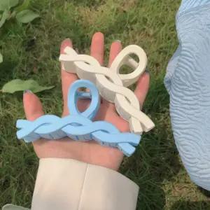 예쁜 반묶음 헤어 올림머리 머리 집게핀 파스텔컬러 종류택1 4종