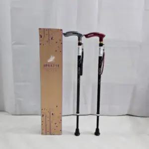 [일반구매] 가벼운 국산 NS 카본 노인지팡이 초경량 환자용 고령자용 접이식 고급 명품 패션 지팡이