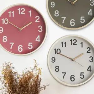 MJK 300 북유럽 모던컬러 인테리어 무소음 벽시계