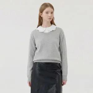 [케네스레이디](신세계 사우스시티)[BYLYNN] 카이 프릴 레이어드 니트 EKPOPJ0200