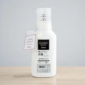 LEC 엘이씨 원터치 계량컵 세제통 세탁 소분용기 600ml