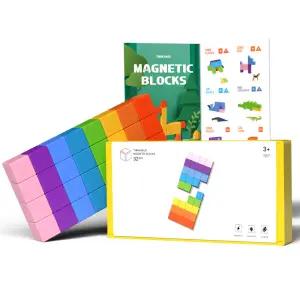 생각하는집 베이비 3세 자석블록 블럭 매직 큐브 놀이 유아 어린이 아기 장난감 네모