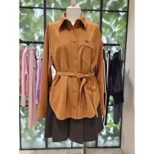 [듀엘](대전신세계)[신세계 단독] 스웨이드 벨티드 셔츠 D254MSC341