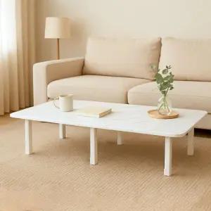 아트박스 가구느낌 미테이블 1200x800 라운드 접이식 사각 마블 테이블