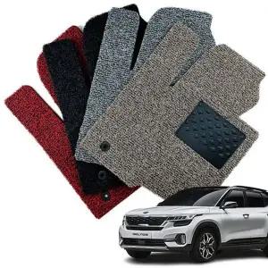 셀토스 운전석 매트 다이아몬드 차량용 확장형 셀토스 코일 매트 커버 고밀도 포인트 스캔 포집 패턴 퀼팅