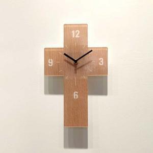 교회 십자가시계 무음 인테리어 기독교 십자가벽시계