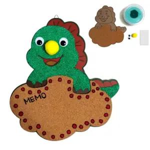 4인세트 공룡만들기 메모키트 동물수업 미술재료 어린이집 초등장난감