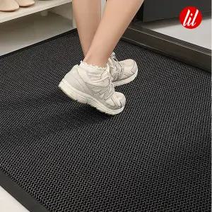 LIL 벌집매트 현관매트 2중 발 코일 바닥 욕실 발판 베란다 미끄럼방지 깔판 아파트 호텔식 대형 신발 입구 업소용
