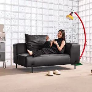 [상품권2만증정][다우닝] 포네 2인 모듈 전체 천연가죽 소파+스툴