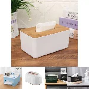 화이트우드 직사각 휴지케이스/휴지/케이스/티슈/커버/곽티슈/각티슈커버/롤/화장지/물티슈/보관함/박스