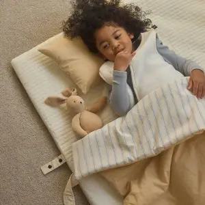 [콤마씨](대전신세계)스트라이프 낮잠이불+베개 세트(베개솜포함) (2color)
