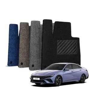 Brov 현대 아반떼 CN7 차량용 코일 카매트 1+2열 바닥 발판 자동차매트