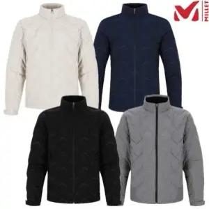 [밀레]밀레 아웃도어 남성 경량 패딩 자켓 아를 튜브 구스다운 블랙