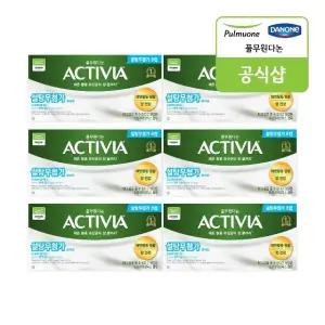 [풀무원다논] 액티비아 컵 화이트 8입(80g x 8입) x 6개