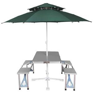 접이식 파라솔 테이블 원목 카페 야외 세트 일체형 탁자