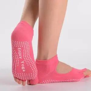 스트레칭 요가 패션 포인트 발가락양말 덧신 신축성 WC0CFF3