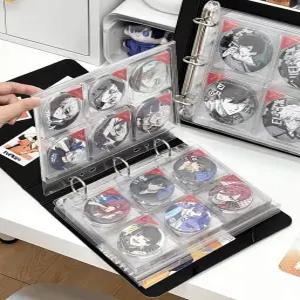 캔뱃지 보관 바인더 속지 내지 수집 앨범 컬렉트 파일 선택형 카드 수납 케이스북