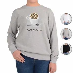 [하프클럽/알티피아]맨투맨 전색상 디저트 커피 카페모카 프린트셔츠