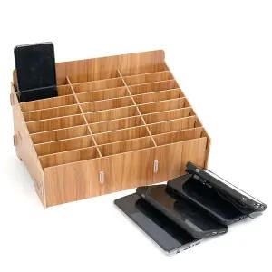 휴대폰 수거 보관함 24구/탕비실/부품/상자/틈새/바구니/다용도/케이스/이동식/서랍/멀티/책상/정리/수납