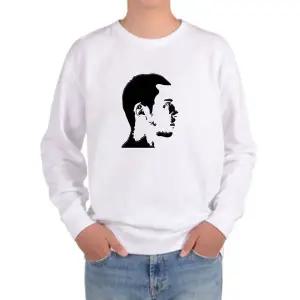 [하프클럽/알티피아]맨투맨 얼굴그림 스케치 크로키 프린트티셔츠