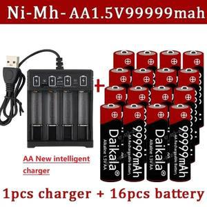 세라구 시계 장난감 및 카메라용 알카라인 배터리 1.5V AA 99999 MAh USB 충전기 100%  브랜드