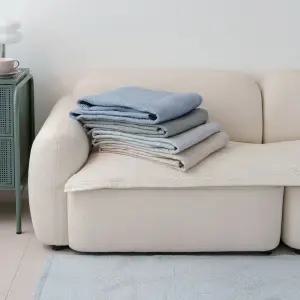 홈스타일 물결무늬 퀼팅 순면 거실 소파 패드 세탁가능