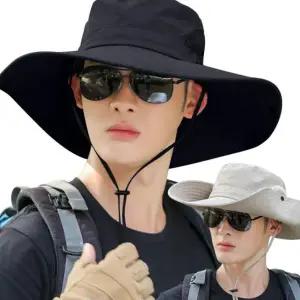 정글모자 사파리 베이직 메쉬 등산 모자 블랙 정글 빅사이즈