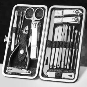 고급손톱깎이세트 올인원 손톱깎이 19종 블랙 세트