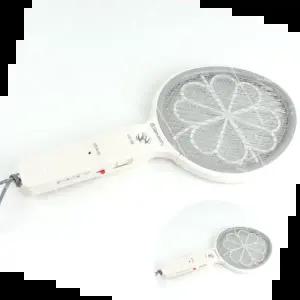 야광모기채 휴대용타원형 야광해충킬러 전기모기채 건전지식