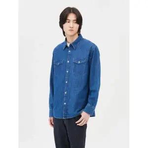 매장정품 TOPTEN 탑텐 남성) 데님 웨스턴 셔츠_MSF4WC1501 MSF4WC1501 947958