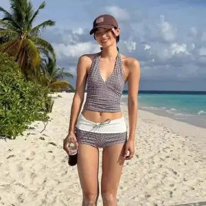 옥뚜브레 여성비치웨어 비치 바캉스 튜브탑 트렁크 수영복 UNO1