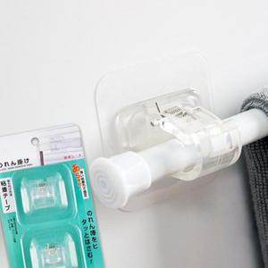 [2개구성] 부착식 커튼브라켓 홀더 지지대 2P DD-10574 브라켓 고정브라켓 고정 걸이 커튼봉 EW8AC061