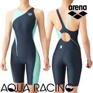 아레나 여자 경기용 5부 반전신 수영복 U156715 선수용