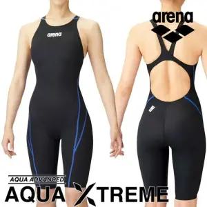 아레나 여자 경기용 5부 반전신 수영복 U120943 선수용