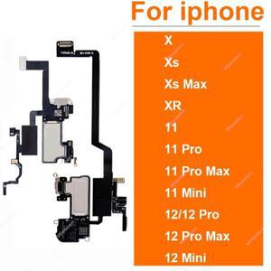 iPhone X XR XS Max 11 12 Pro 12Mini 이어폰 근접 집열판 센서 플렉스 케이블 스피커 포함)