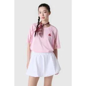 [르꼬끄](강남점)[이월][50% OFF] 우먼스 레이스 져지 반팔티셔츠 LPK / QQ122LRS37