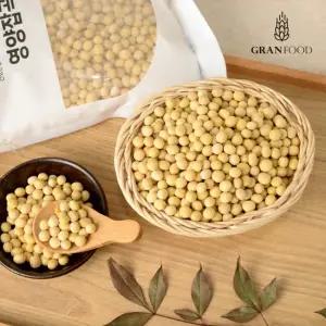 그랑푸드 국산 2025년 햇백태 1kg 5kg 대두콩 메주콩 두부콩 노란콩 청국장콩 콩국수 햇곡 영양잡곡