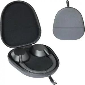 소니 WH-1000XM5 노이즈 캔슬링 헤드폰용 부지바 하드 케이스 보호 휴대용 여행용 보관 가방 케이블 수납