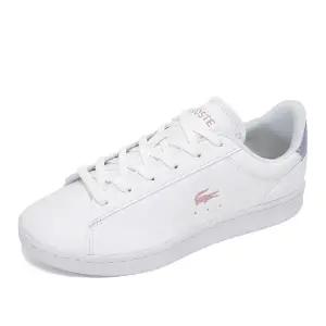 라코스테 카나비 셋 225 8 J 여성 스니커즈 운동화 신발 화이트 핑크 750SUJ0005-1Y9