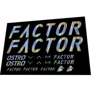 Factor Ostro VAM 자전거 프레임 데칼 스티커 키트 라벨 사이클링