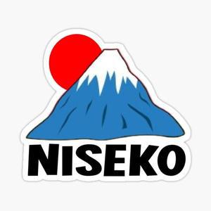 니세코 지도 스티커 자동차 DIY 방수 3D 문의 인쇄 고급 데칼 장식