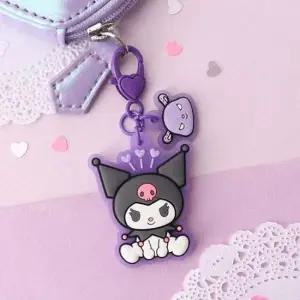 산리오 쿠로미 지퍼링 가방 소지품 캐릭터 키링