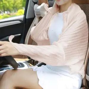 여성 플리츠 볼레로 가디건 1P 자외선차단 여름 외투 크롭볼레로