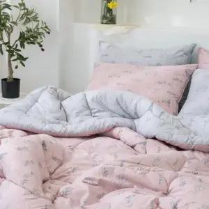 [SS 이불+베개커버+베개솜] 리버서블 차렵이불 기숙사 자취생 먼지없는이불 1인용 슈퍼싱글 침구세트