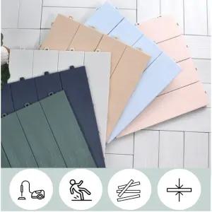 플라스틱데크 타일 원목나무무늬 조립식마루 아파트바닥재 베란다발판