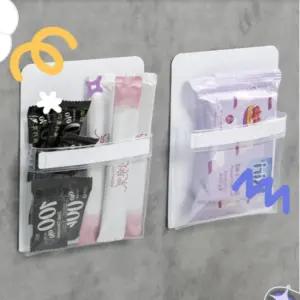 냉장고 투명 자석 포켓 짱짱한 마그네틱 홀더 정리 보관