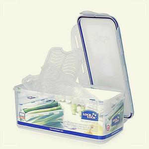 [2개구성] TJ 락앤락 직사각 밀폐용기 파통 3.4L 반찬통 냉장고용기 DFWFFZM13