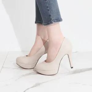 국내제작 둥근코 미용실구두 민자 가보시 오피스구두 펌프스힐 여성 킬힐