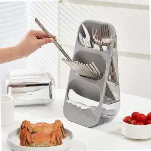 세로 스탠드 수저통 수저 케이스 정리함 꽂이 트레이