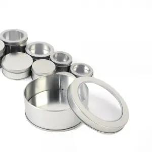 다목적 소품정리함 원형 철재 보관 틴케이스90mm